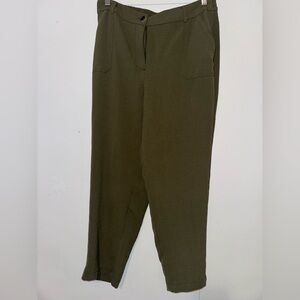 🎉Green Chinos Versatile Cotton Blend Pants